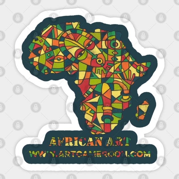 Play the Drum  IV Sticker by ArtCameroon